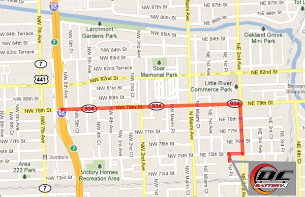 Map to new location