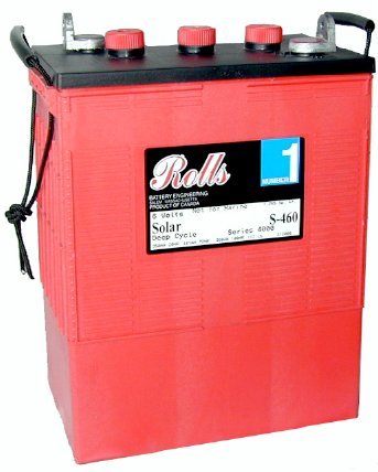 Surrette Rolls S-460 Deep Cycle Flooded Solar Battery