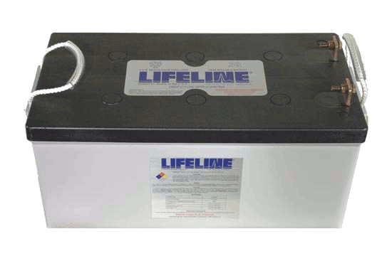 Lifeline GPL-8DL Battery: Group 8D 12V 255 AH Deep Cycle AGM