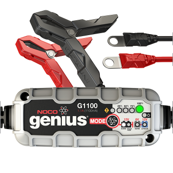 Noco Genius G1100 1.1-Amp 7-Step Battery Charger - Sportbike Track Gear
