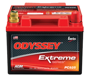 Odyssey Motorcycle Battery Application Chart